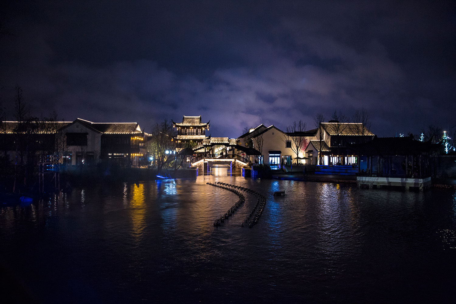 Auckland新西塘水街亮化方案